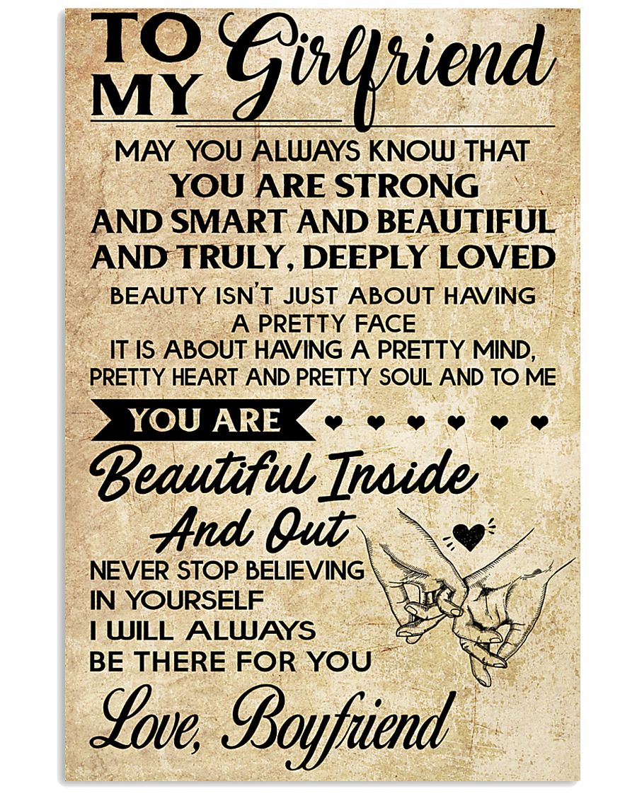 TO MY GIRLFRIEND-BOYFRIEND 16x24 Poster