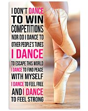8- I DON'T DANCE TO WIN COMPETITIONS 11x17 Poster front