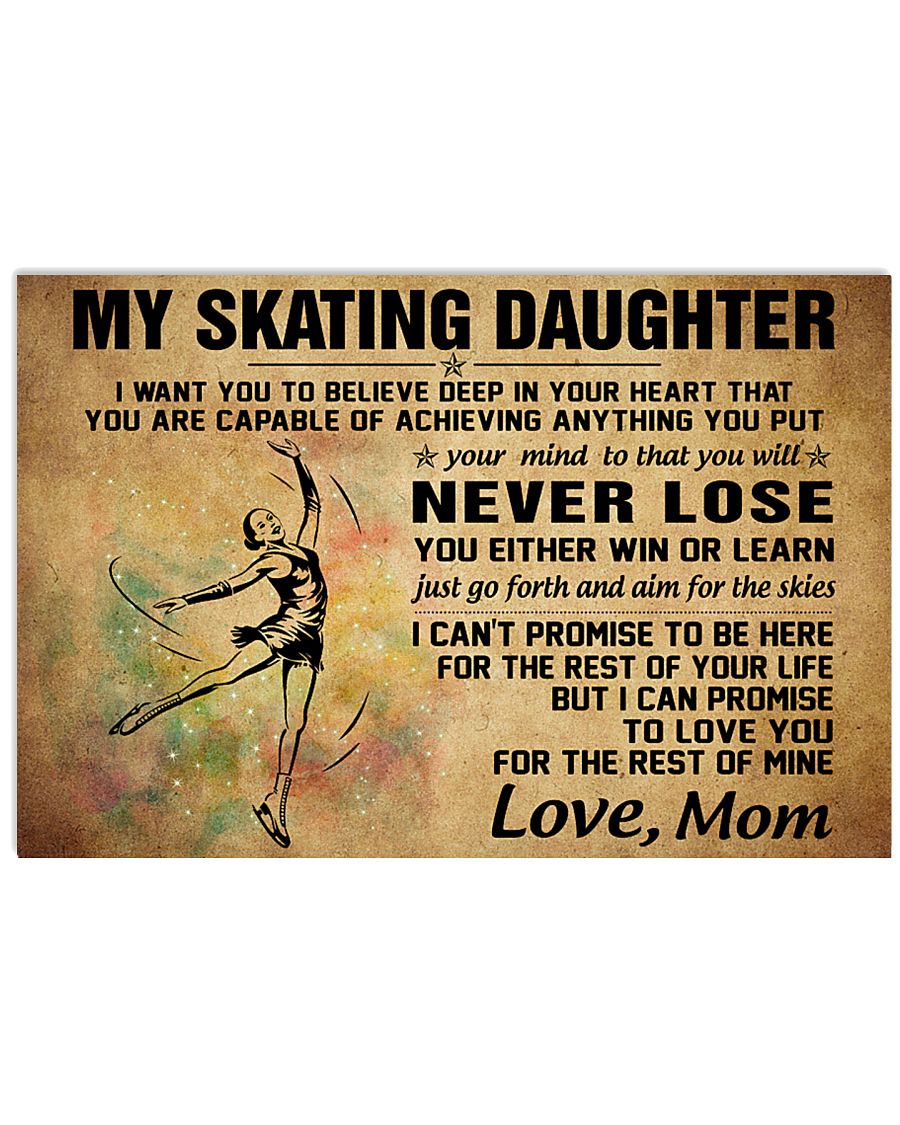 never lose my skating 17x11 Poster