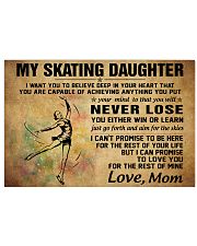 never lose my skating 17x11 Poster front