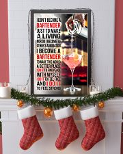 I DON'T BECOME A BARTENDER JUST TO MAKE A LIVING 11x17 Poster lifestyle-holiday-poster-4