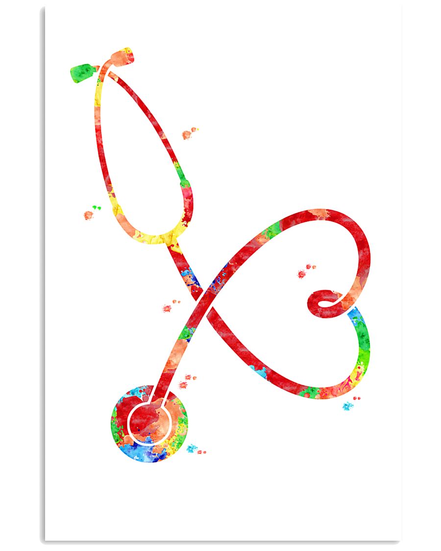 Stethoscope Watercolor poster 16x24 Poster