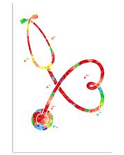 Stethoscope Watercolor poster 16x24 Poster front