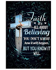 GYMNASTICS - FAITH IT'S ALL ABOUT BELIEVING 11x17 Poster front