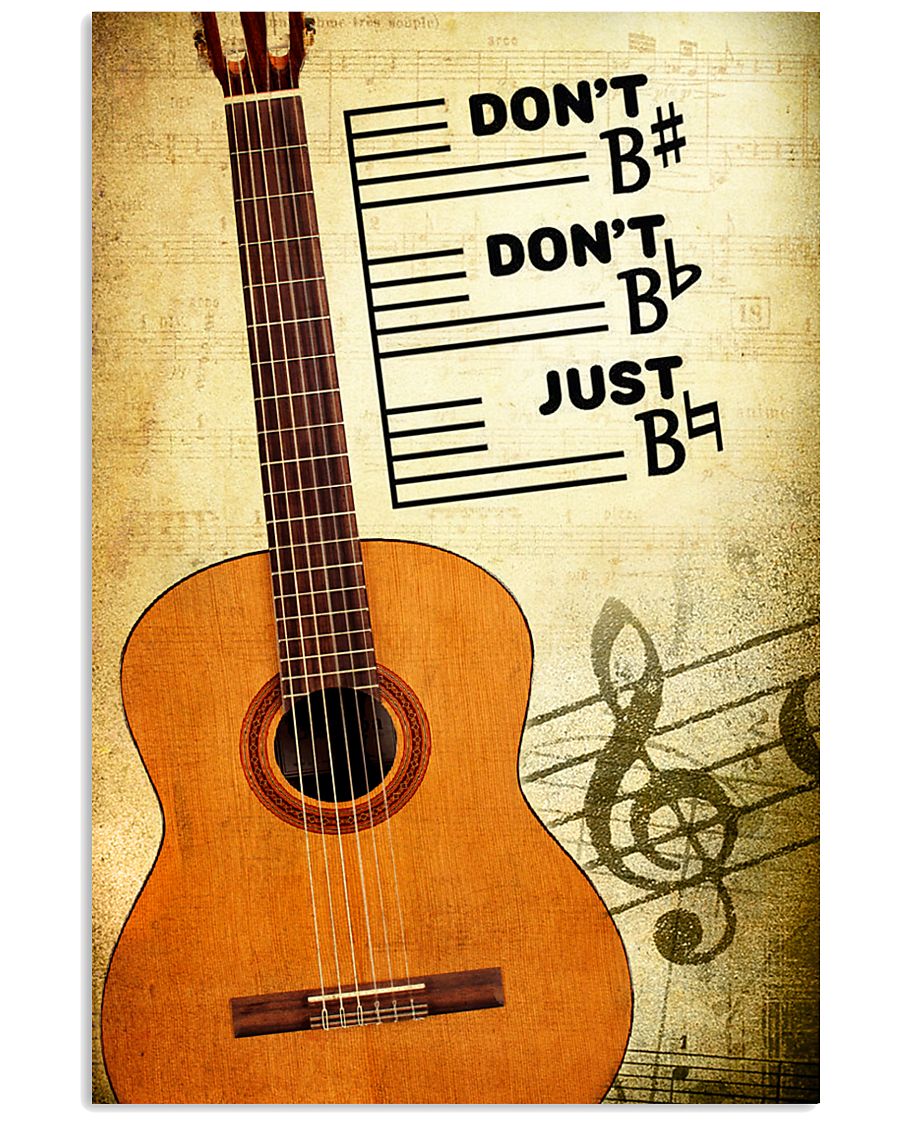 Classical Guitar - Don't don't Just SKY poster 11x17 Poster
