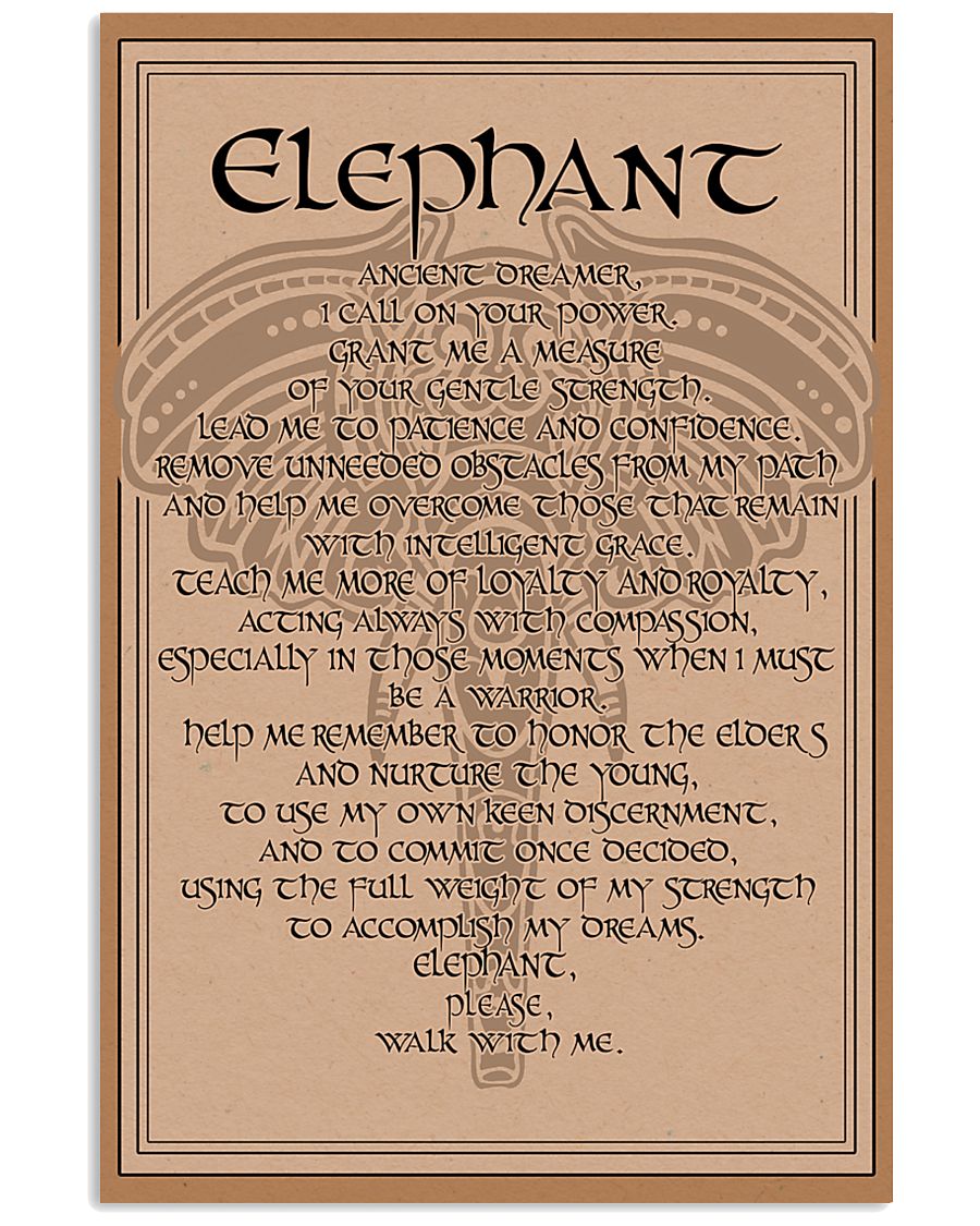 ELEPHANT- ANCIENT DREAMER POSTER 11x17 Poster