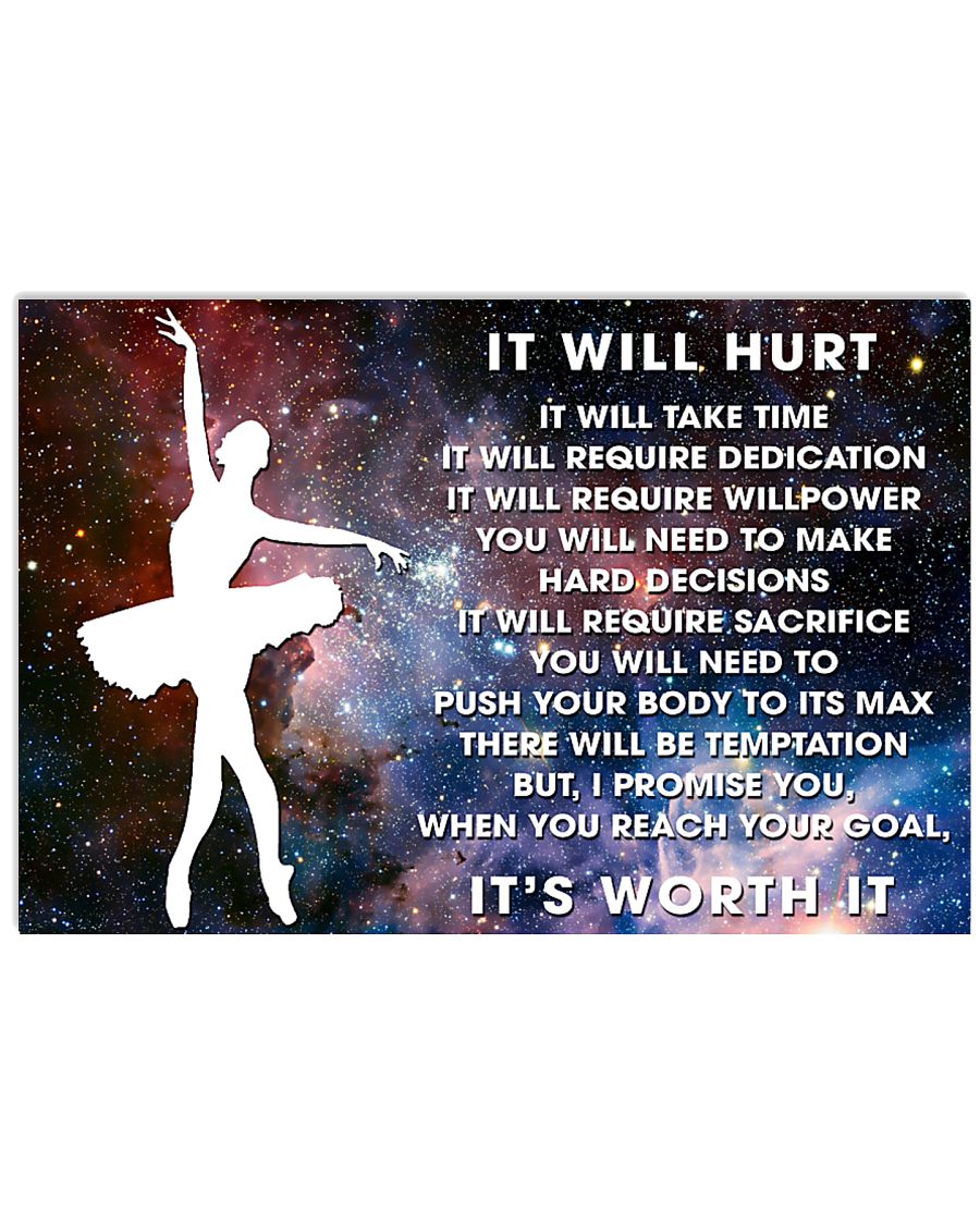 it will hurt dance 17x11 Poster