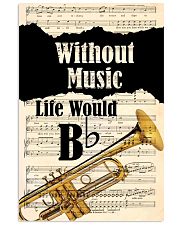 WITHOUT MUSIC LIFE WOULD - TRUMPET POSTER 11x17 Poster front