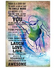 SWIMMING - TODAY IS A GOOD DAY POSTER 11x17 Poster front