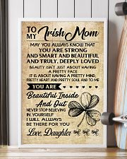 TO MY Irish MOM DAUGHTER 16x24 Poster lifestyle-poster-4