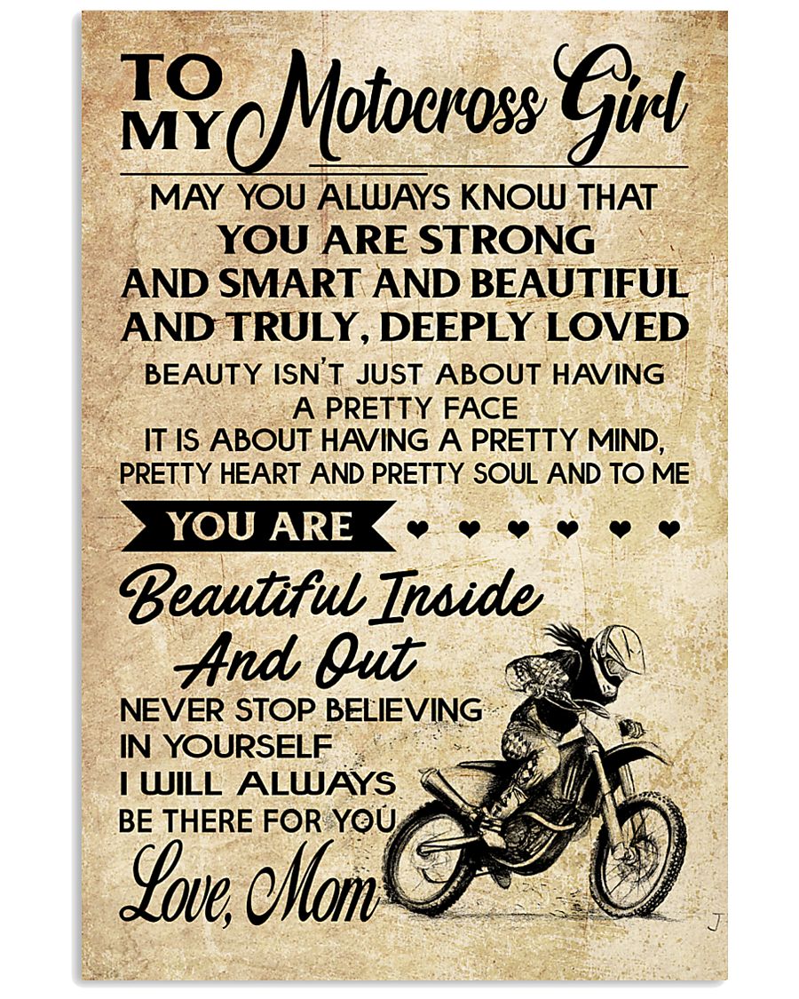 TO MY Motocross Girl 11x17 Poster