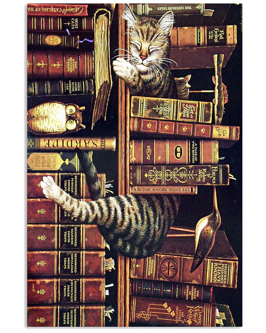 5 CAT BOOKS POSTER 11x17 Poster