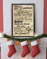 TO MY grandson- grandpa 16x24 Poster lifestyle-holiday-poster-4