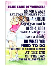 1 - Take care of yourself - GOLF 11x17 Poster front