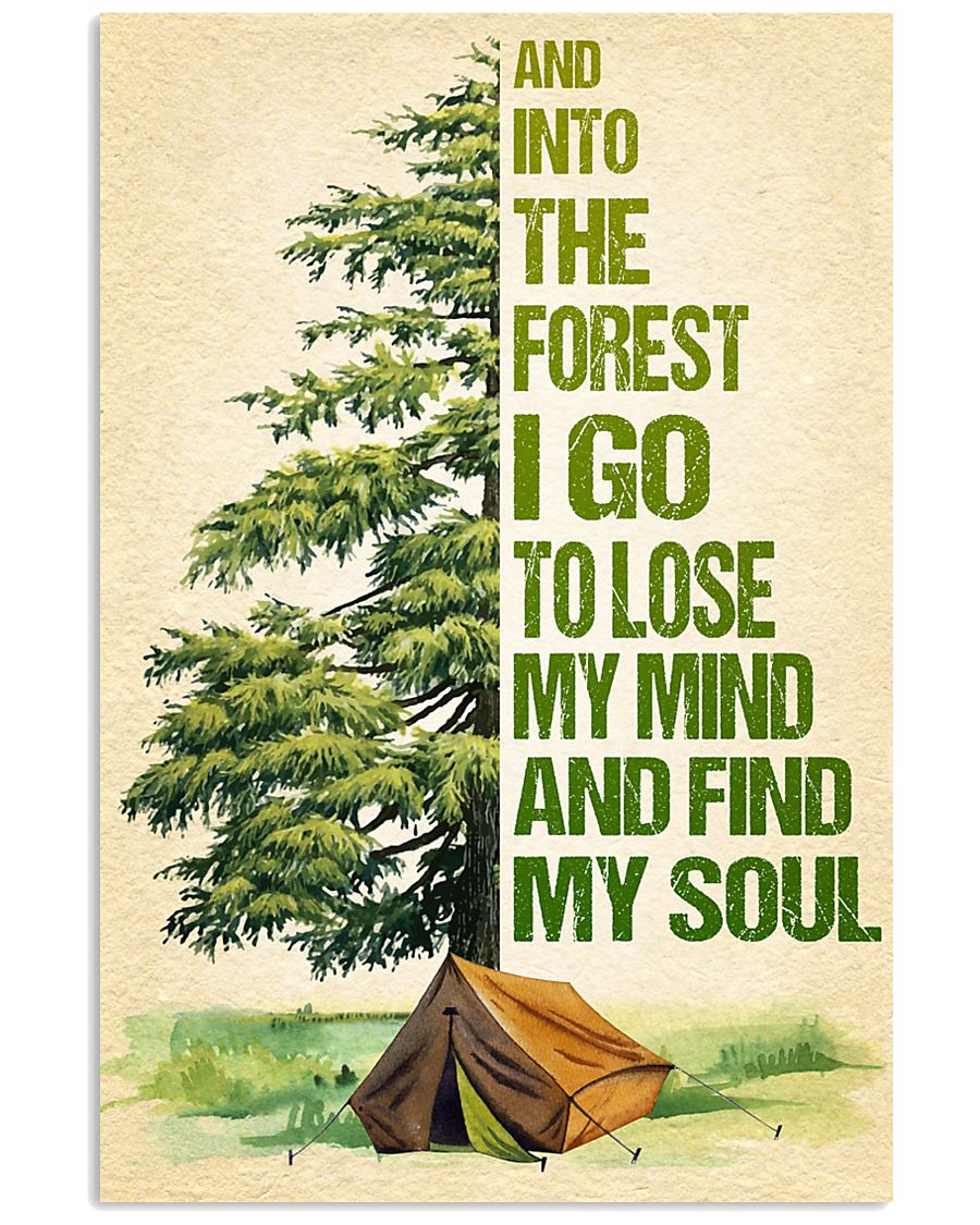 Camping - And into the forest SKY 11x17 Poster