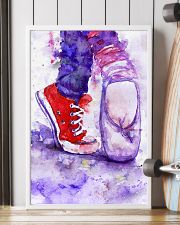 dance shoes watercolor 16x24 Poster lifestyle-poster-4