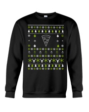 Pizza Christmas Ugly Sweater Crewneck Sweatshirt front