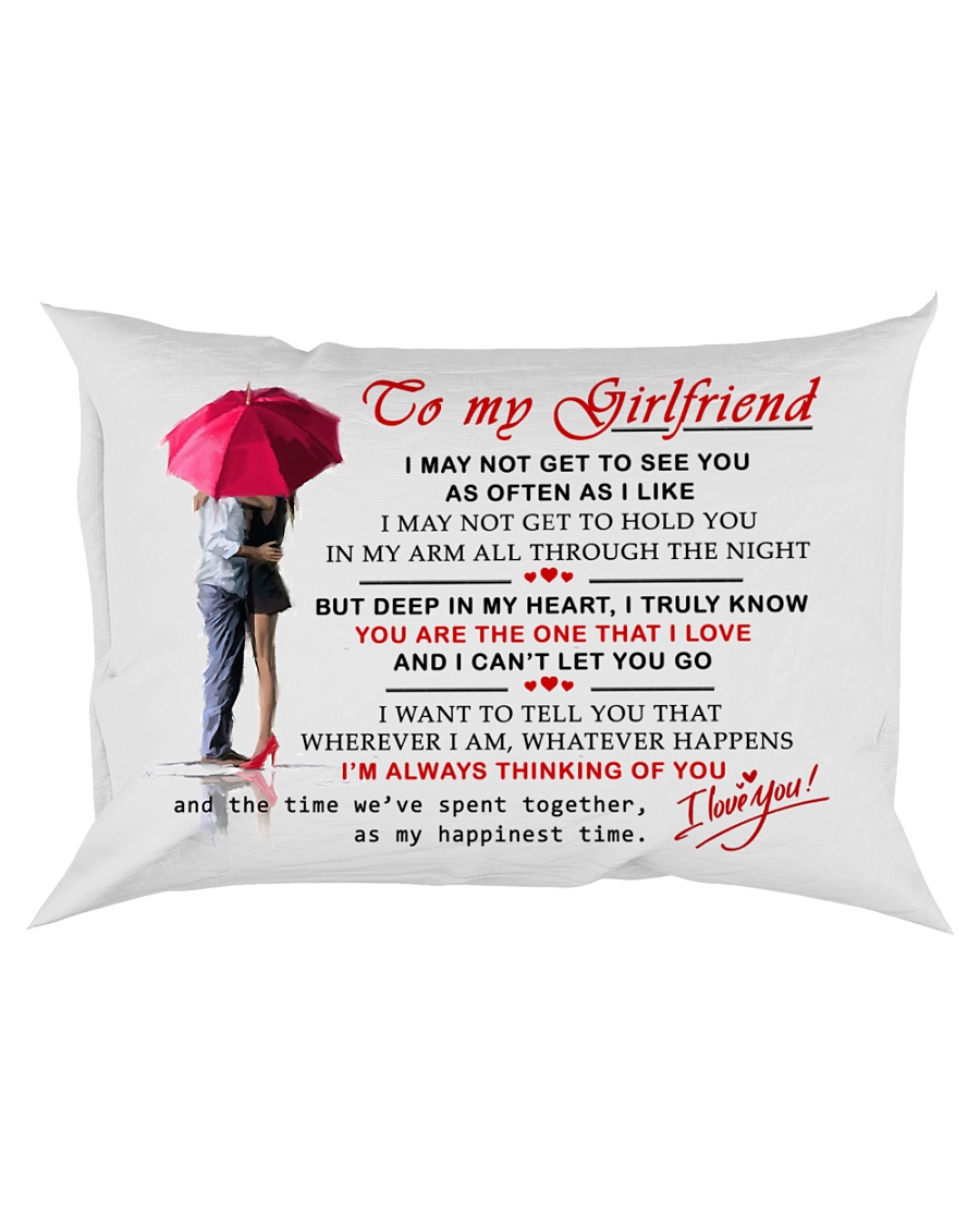 VALENTINE GIFT FOR GIRLFRIEND - PILLOW CASE Rectangular Pillowcase