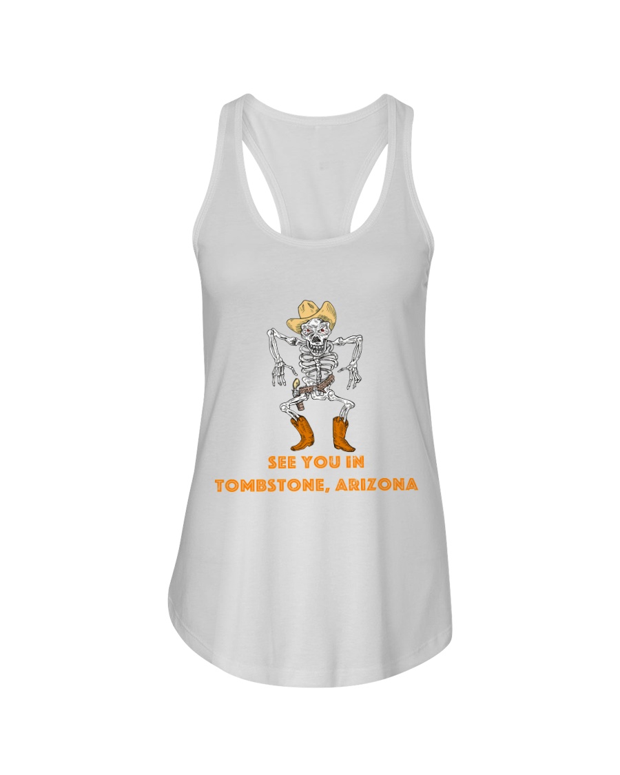 Tombstone Gunslinger Ladies Flowy Tank