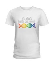 It's What's Inside That Counts Ladies T-Shirt thumbnail
