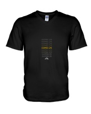 Coffee Life V-Neck T-Shirt thumbnail