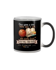 Basketball and Books Once upon a time there was a Color Changing Mug tile