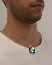 LIMITED EDITIONS Metallic Circle Necklace aos-necklace-circle-metallic-lifestyle-2