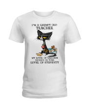 I'M A GRUMPY TEACHER Ladies T-Shirt tile