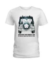 CAMPING INTO THE FOREST I GO Ladies T-Shirt tile