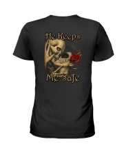 Couple He Keeps Me Safe Ladies T-Shirt tile