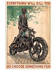 MOTORCYCLE CHOOSE SOMETHING FUN 11x17 Poster front