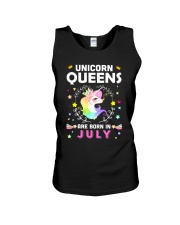 Unicorn Queens Are Born In July Unisex Tank thumbnail