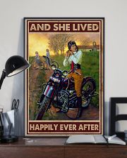 Motorcycle And She Lived Happily Ever After 11x17 Poster lifestyle-poster-2