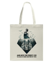 HIKING INTO THE FOREST I GO Tote Bag tile