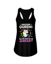 Unicorn Queens Are Born In January Ladies Flowy Tank thumbnail