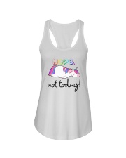 Unicorn Nope Not Today Ladies Flowy Tank thumbnail