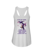 Dragon To Do List Today Drink Coffee Ladies Flowy Tank tile