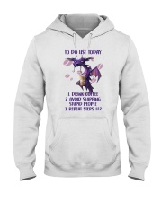 Dragon To Do List Today Drink Coffee Hooded Sweatshirt tile