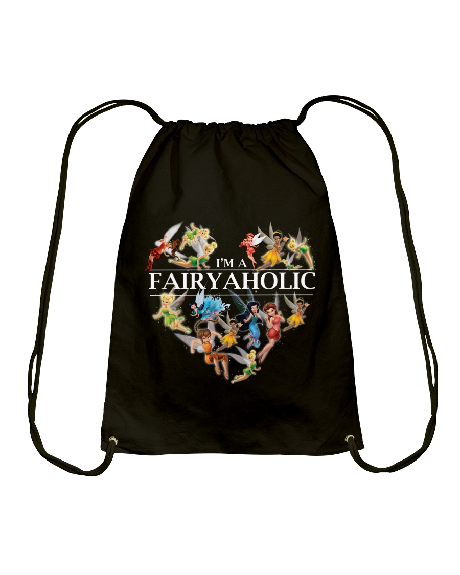 Fairy Aholic Drawstring Bag