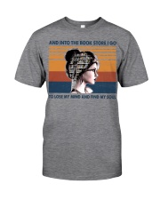 Book Vintage 2 Classic T-Shirt front