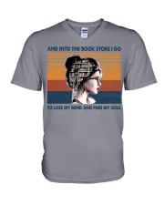 Book Vintage 2 V-Neck T-Shirt tile