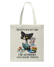 BOOK THAT'S WHAT I DO I READ BOOKS Tote Bag tile