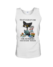 BOOK THAT'S WHAT I DO I READ BOOKS Unisex Tank tile
