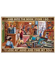Into The Bookstore I Go 17x11 Poster front