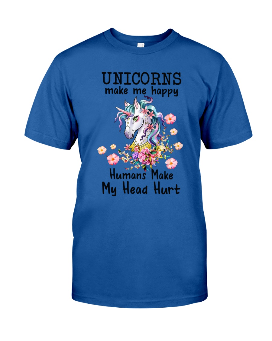 Unicorns Make Me Happy Classic T-Shirt