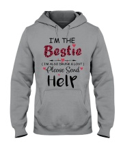 Wine I'm The Bestie Hooded Sweatshirt thumbnail