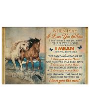 Horse I Love You The Most Poster 17x11 Poster front