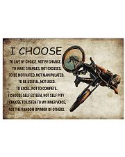 CYCLING I CHOOSE 24x16 Poster front