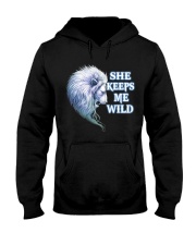 Family Dark And Light Couple Lion Keep Me-Front2 Hooded Sweatshirt front