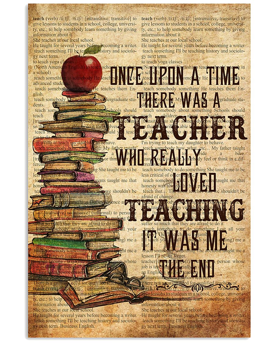 Teacher Once Upon Poster 11x17 Poster